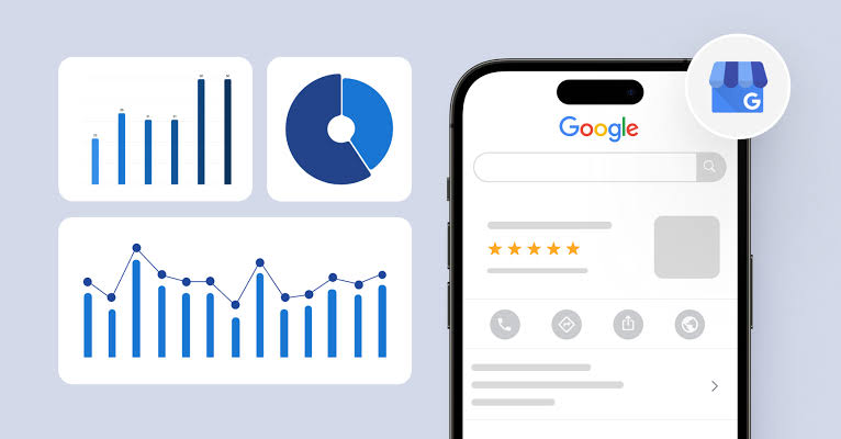 GMB reporting tool for analyzing Google Business Profile performance, local search visibility, and customer engagement